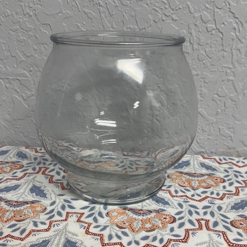 Elegant Clear Glass Vase